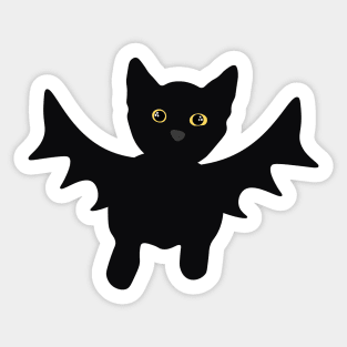 Bat Cat Sticker